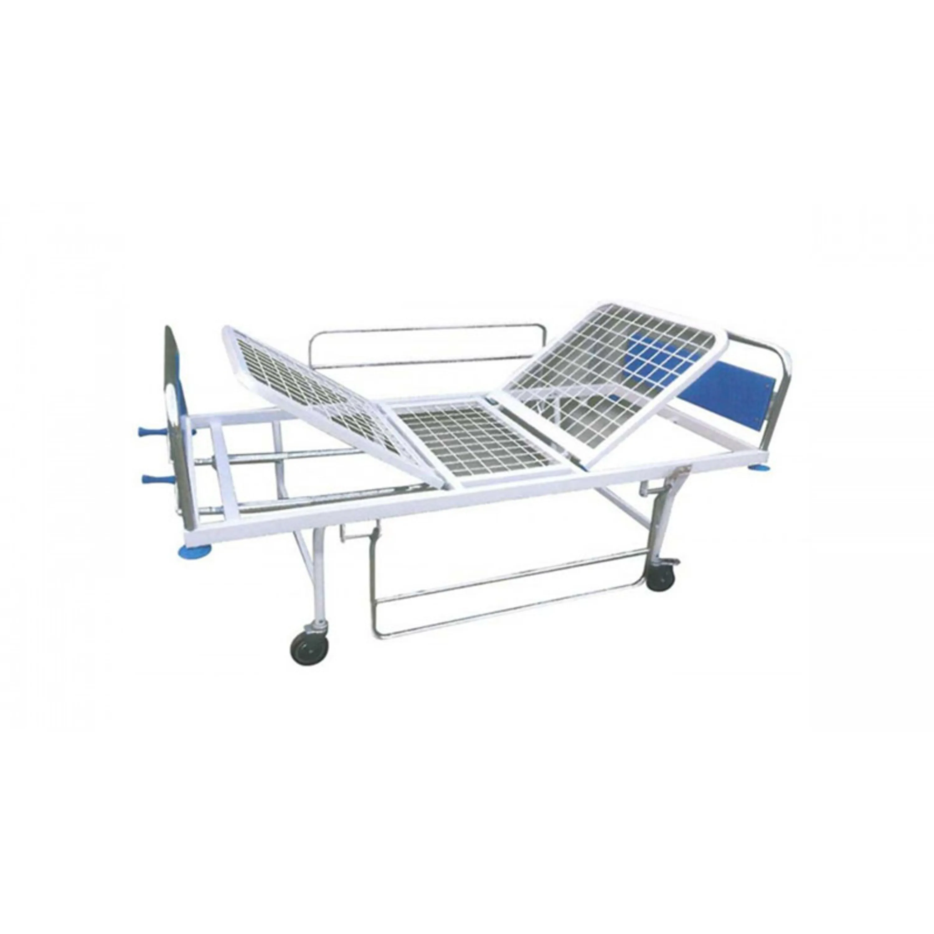 تخت بیمارستانی سه شکن مکانیکی تخت بیمارستانی سه شکن مکانیکی